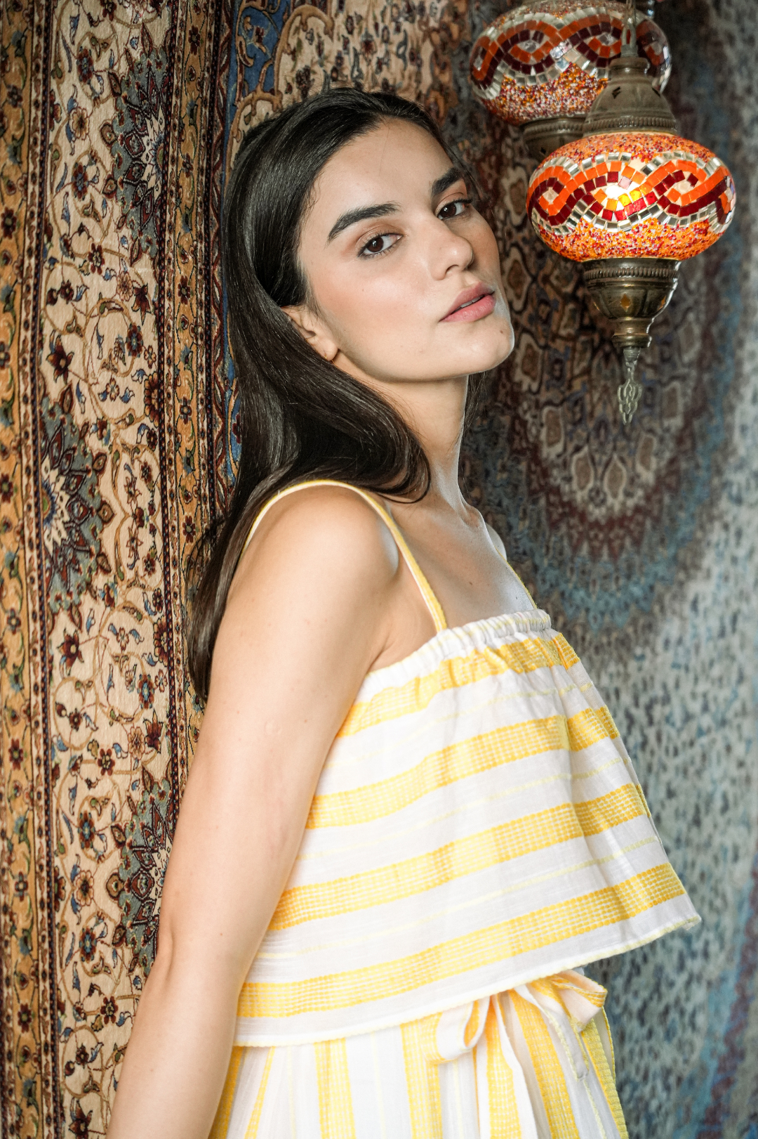 Maya Strap Dress - Yellow