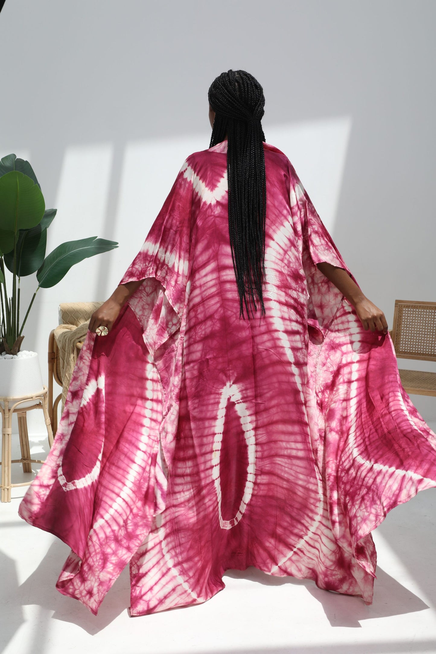 Geni Flowy Kaftan - Pink
