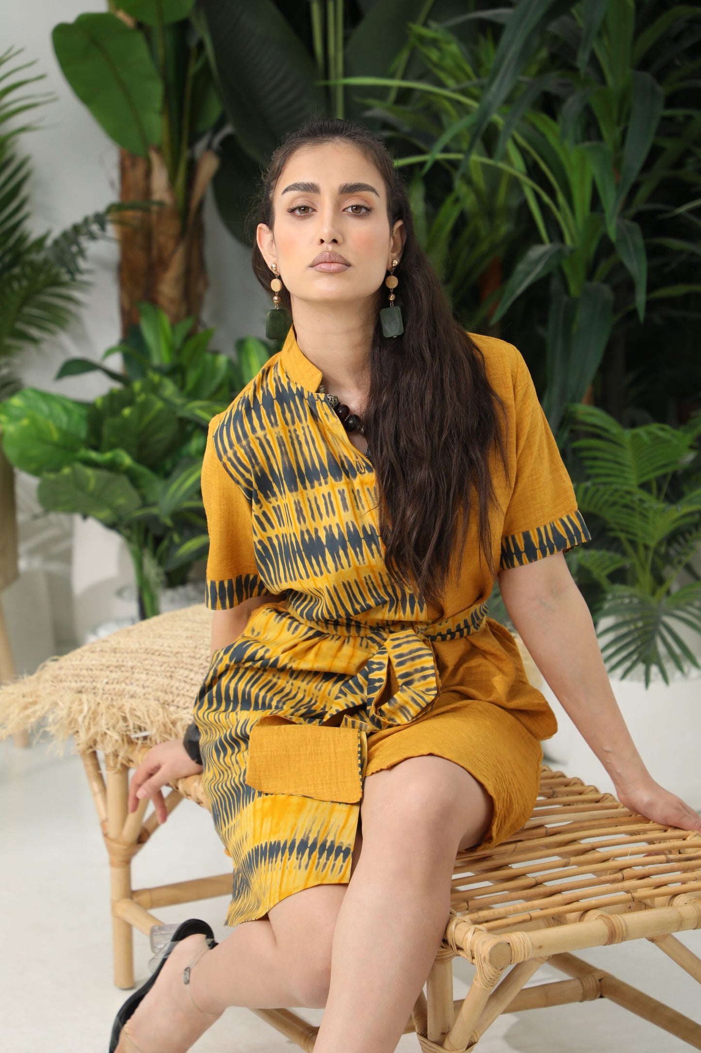 Lomi High-Neck Dress 7