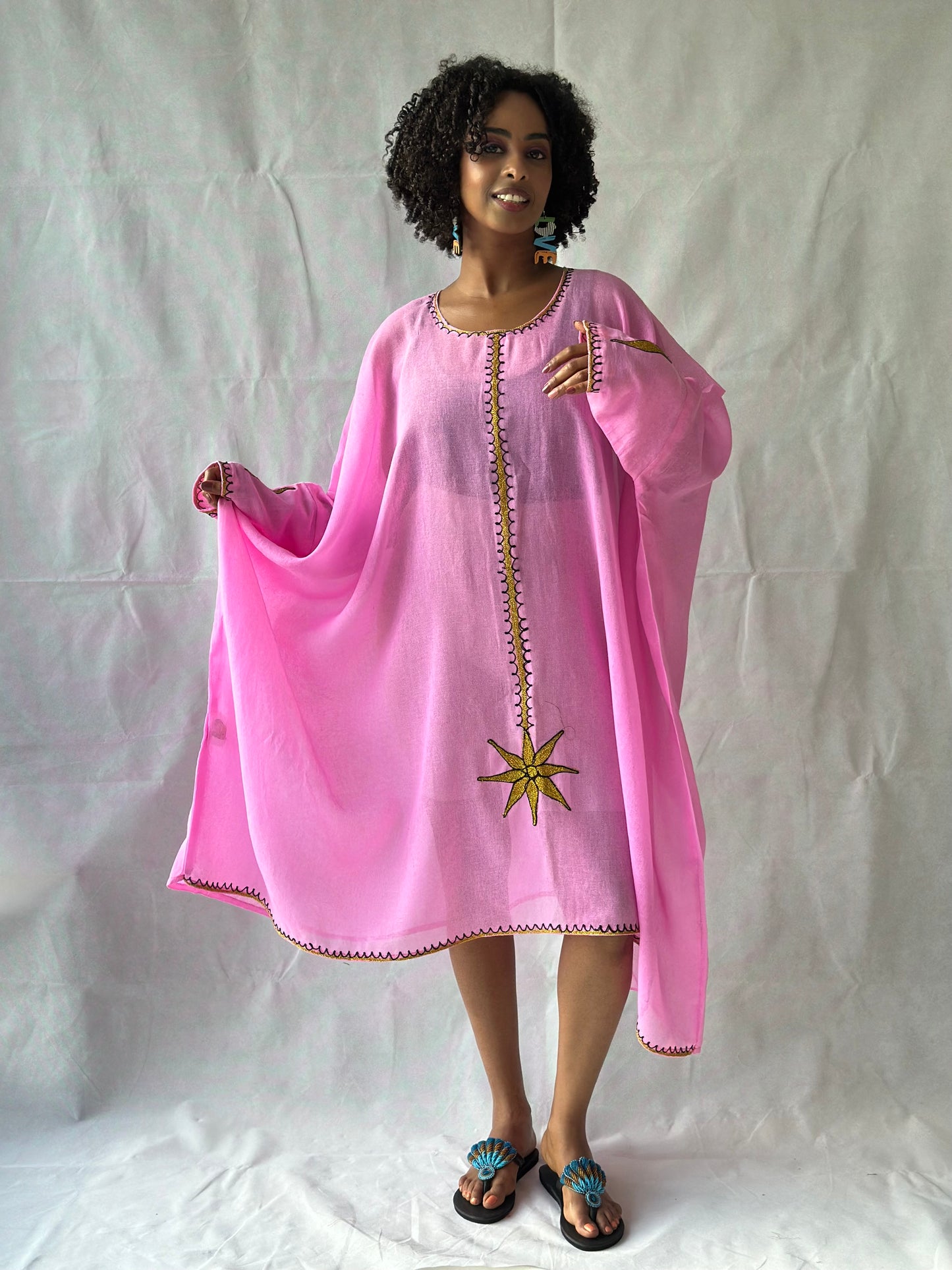 Bahir Dress - Hot Pink