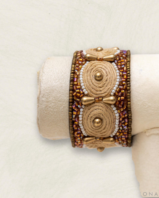 Borealis Beaded Cuff