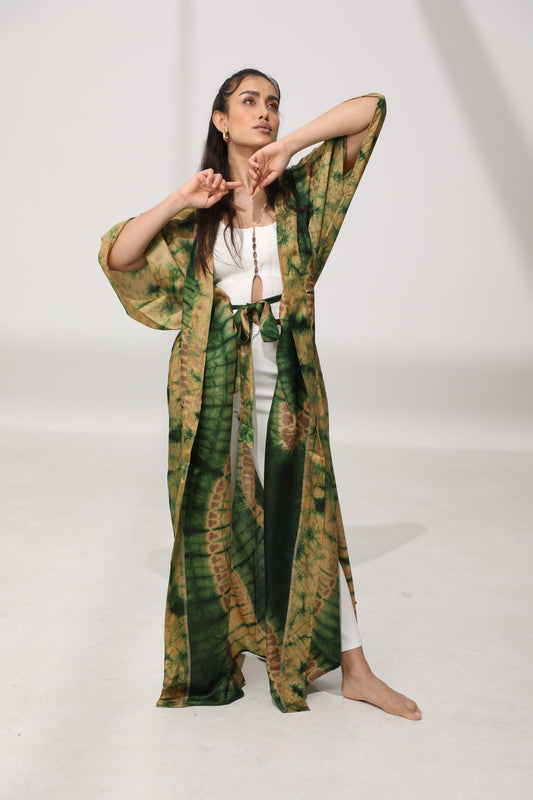 Geni Flowy Kaftan - Olive