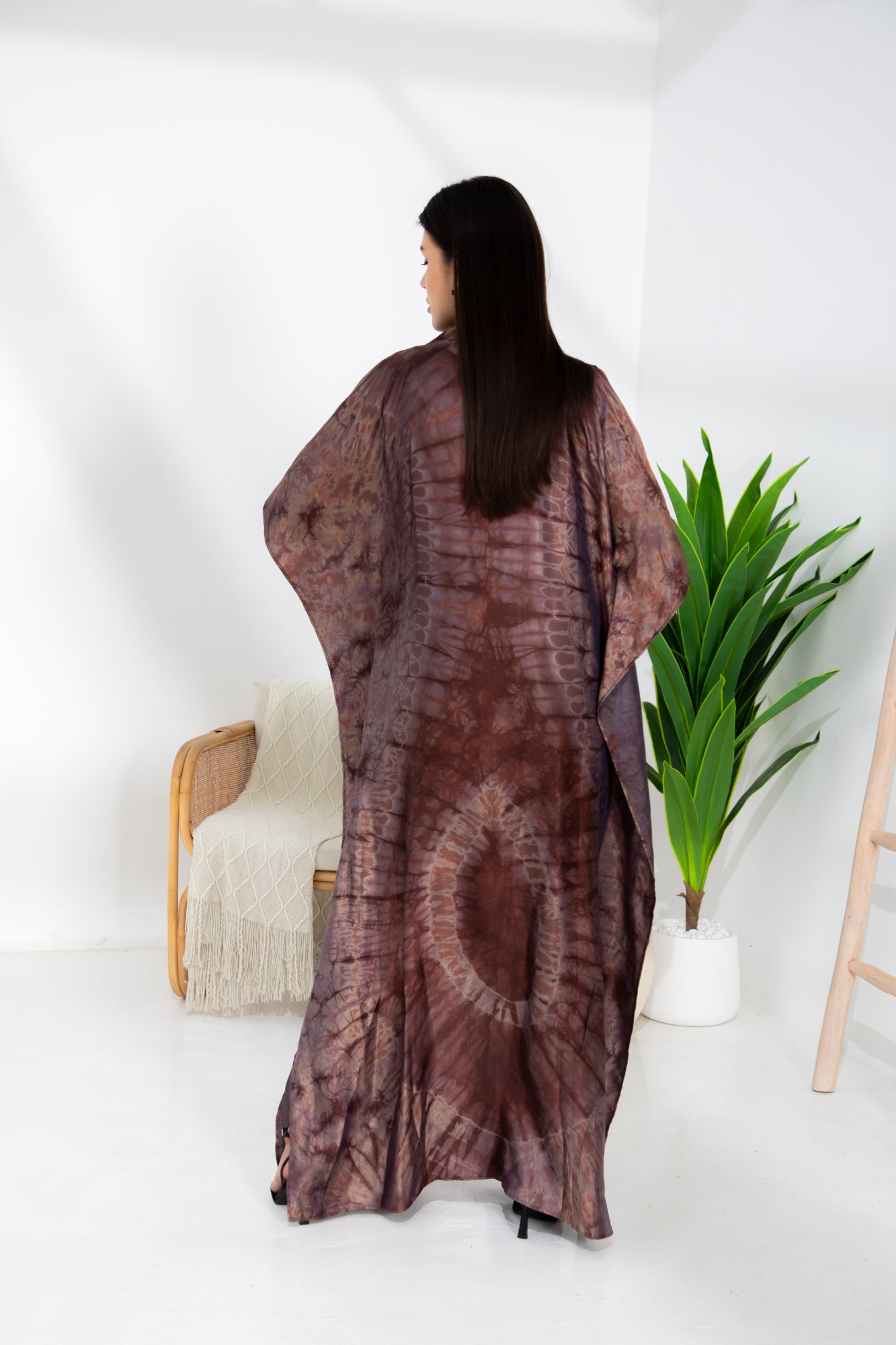 Geni Flowy Caftan - Earth Wood