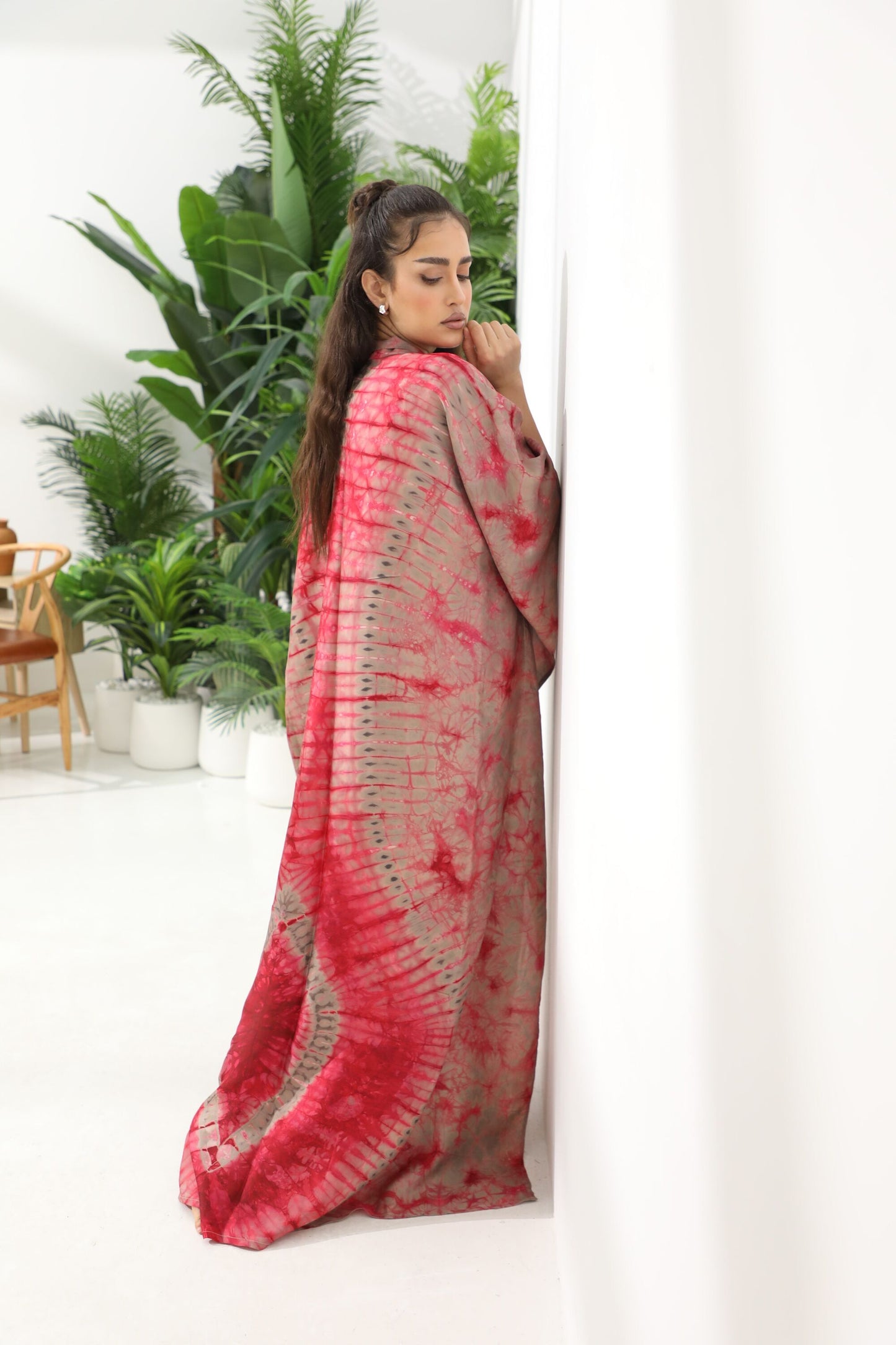 Geni Flowy Kaftan - Toned Pink