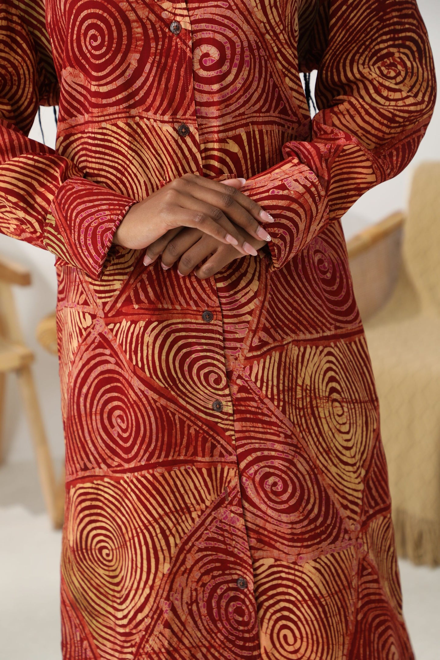 Shu Long Sleeve Shirt Dress 2