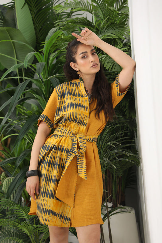 Lomi High-Neck Dress 7