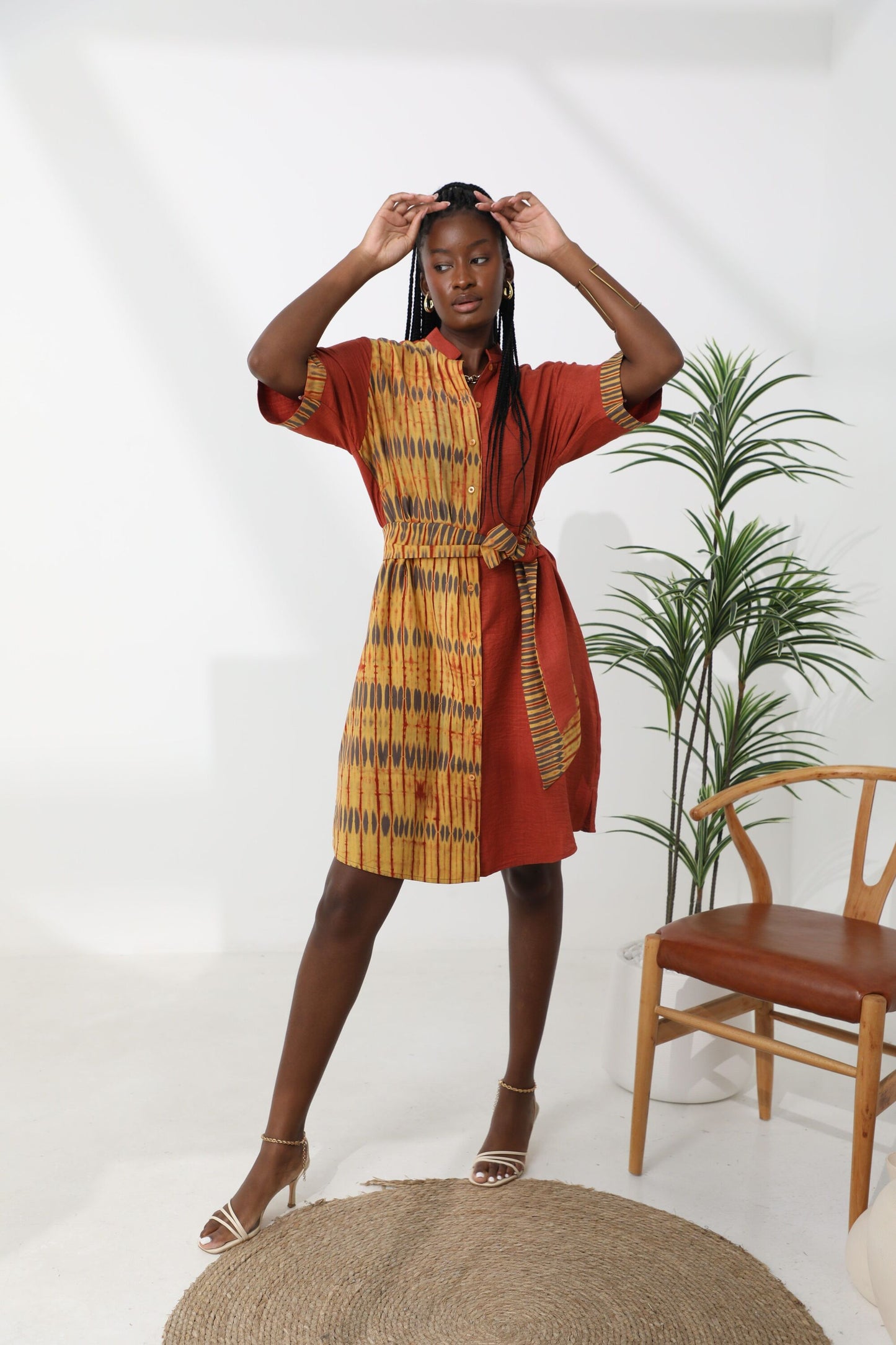 Lomi High-Neck Dress 3