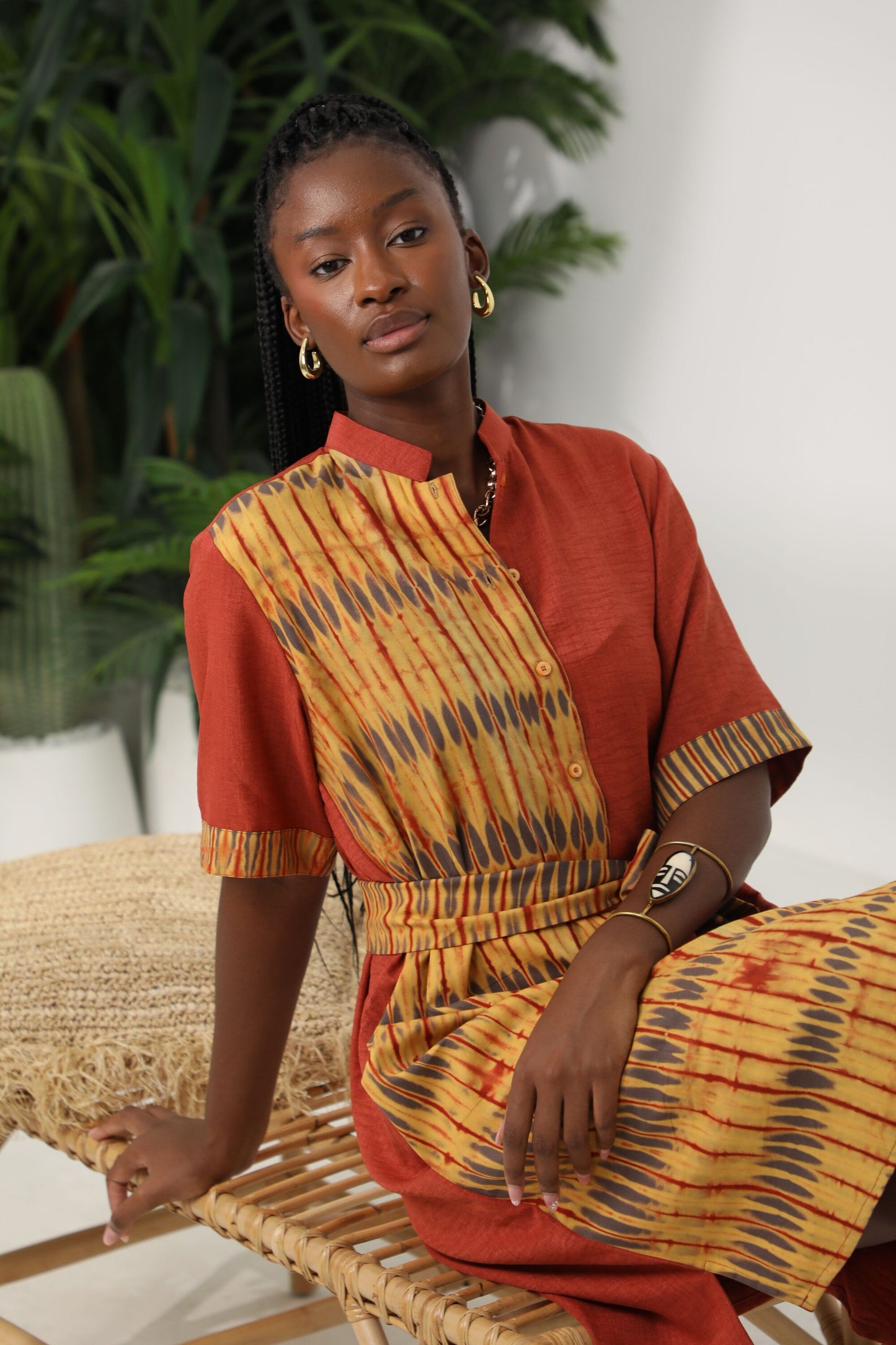 Lomi High-Neck Dress 3