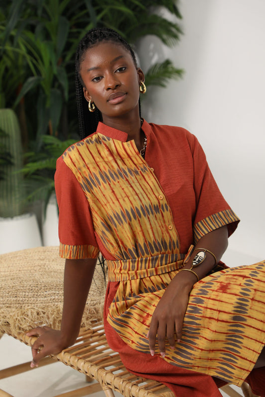 Lomi High-Neck Dress 3