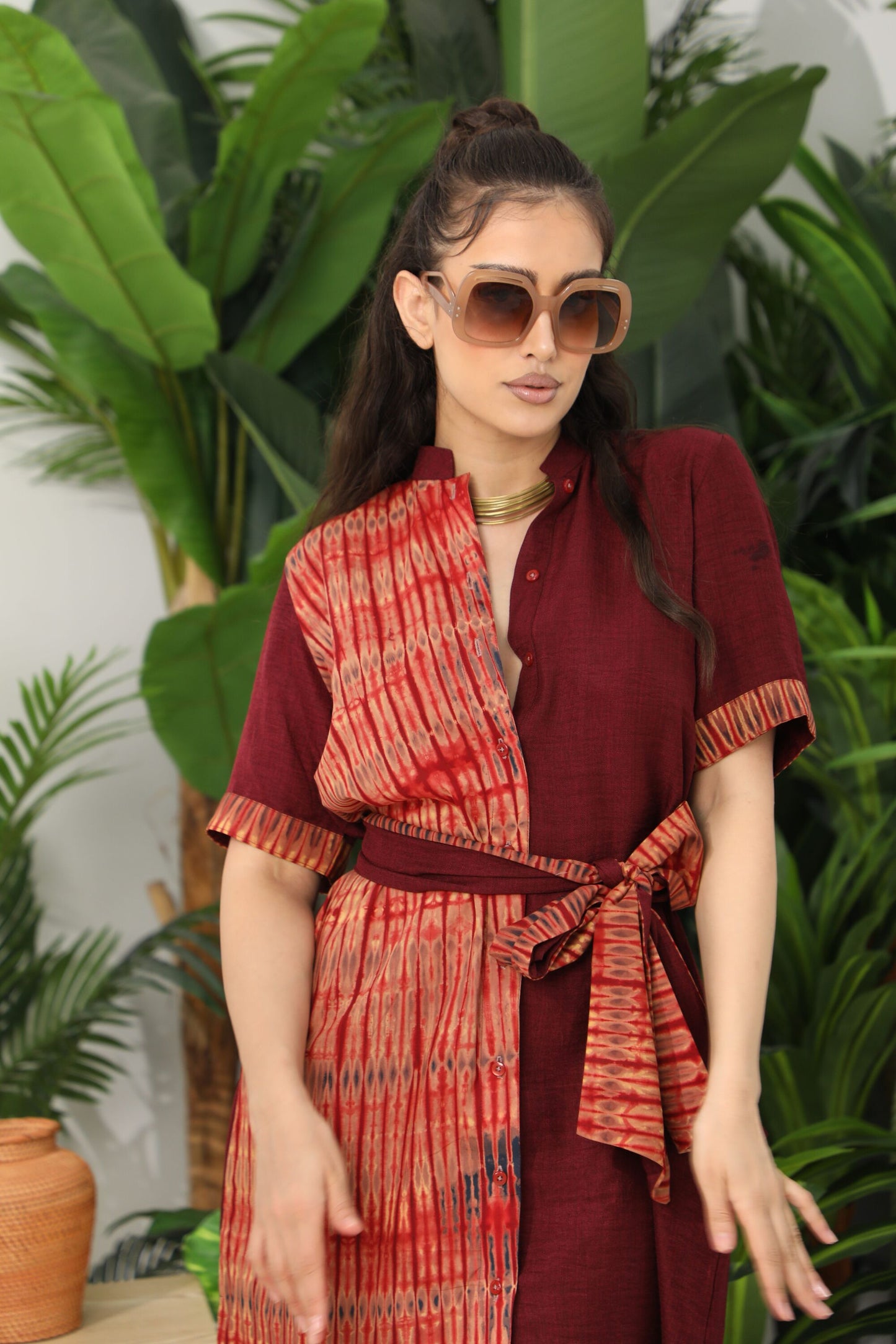 Lomi High-Neck Dress 5