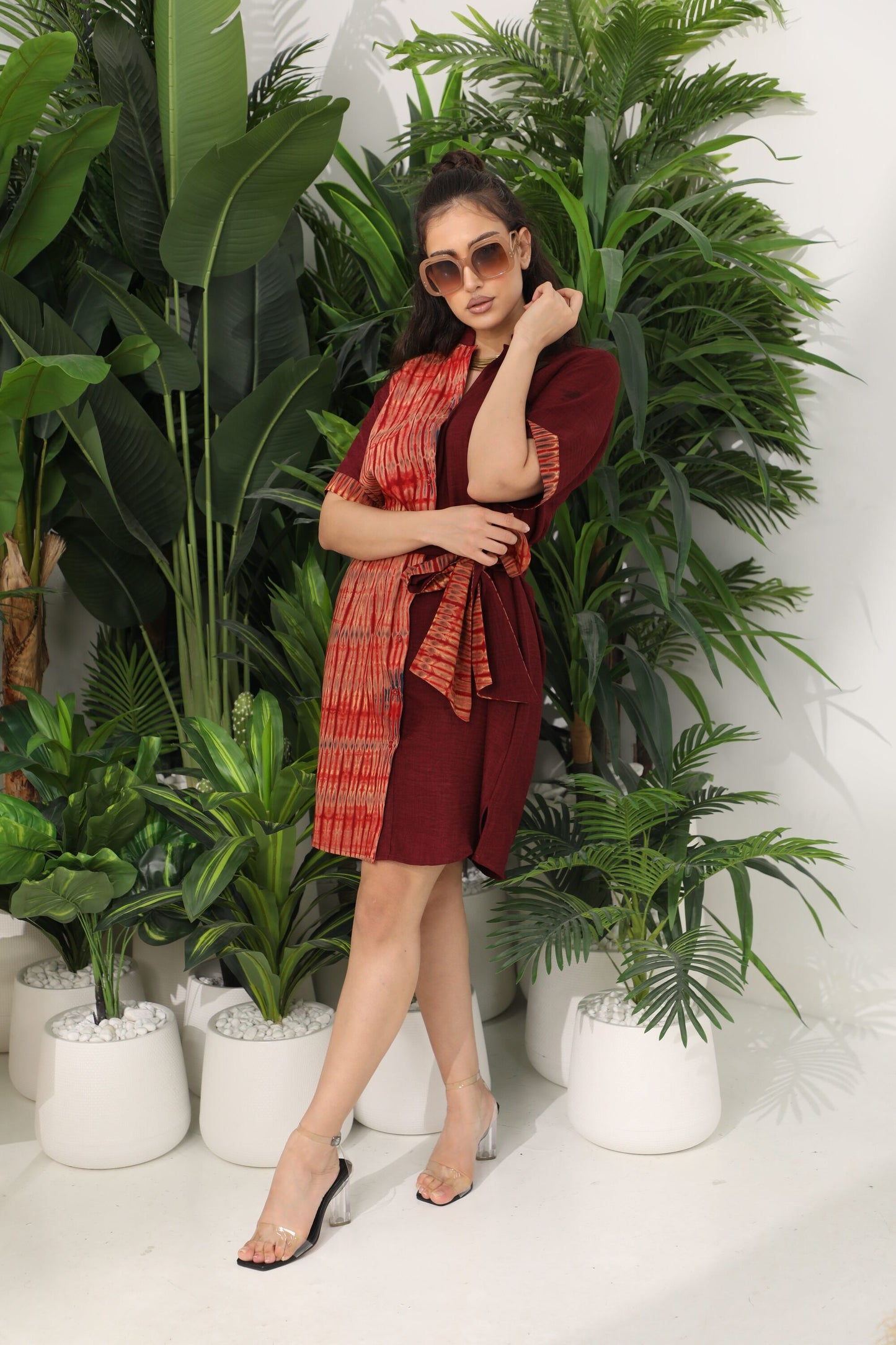 Lomi High-Neck Dress 5