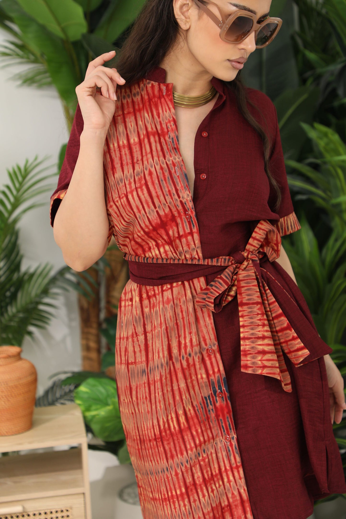 Lomi High-Neck Dress 5