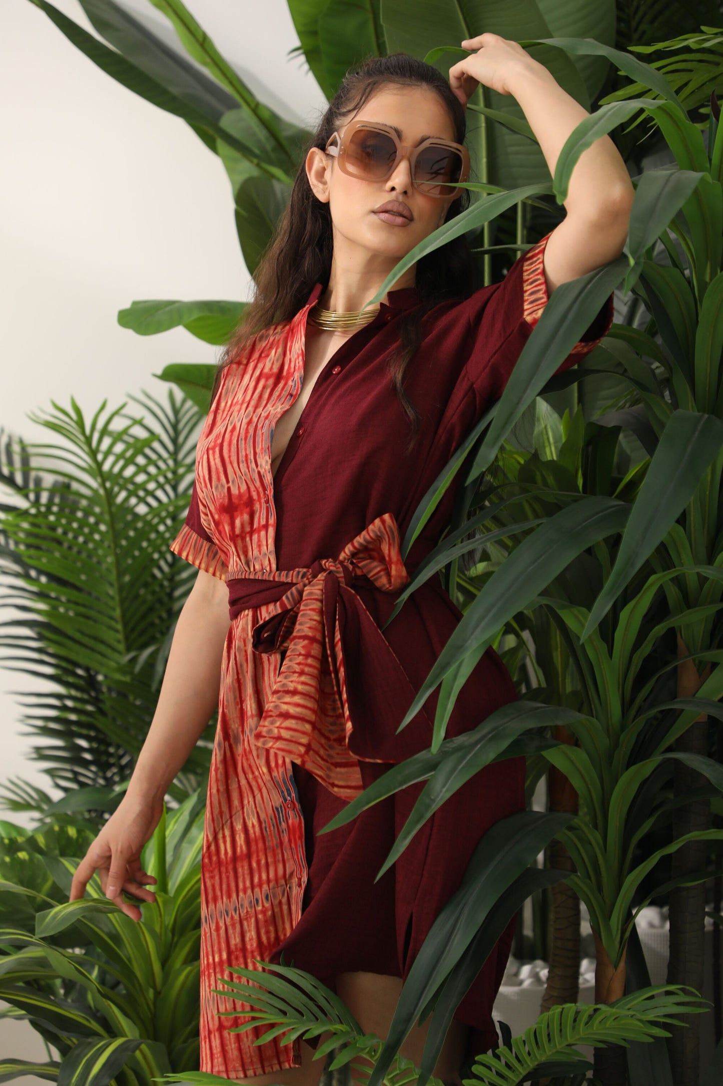 Lomi High-Neck Dress 5