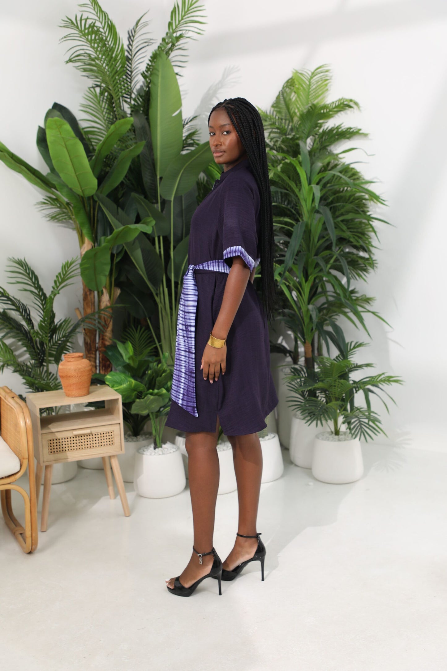 Lomi High-Neck Dress 6