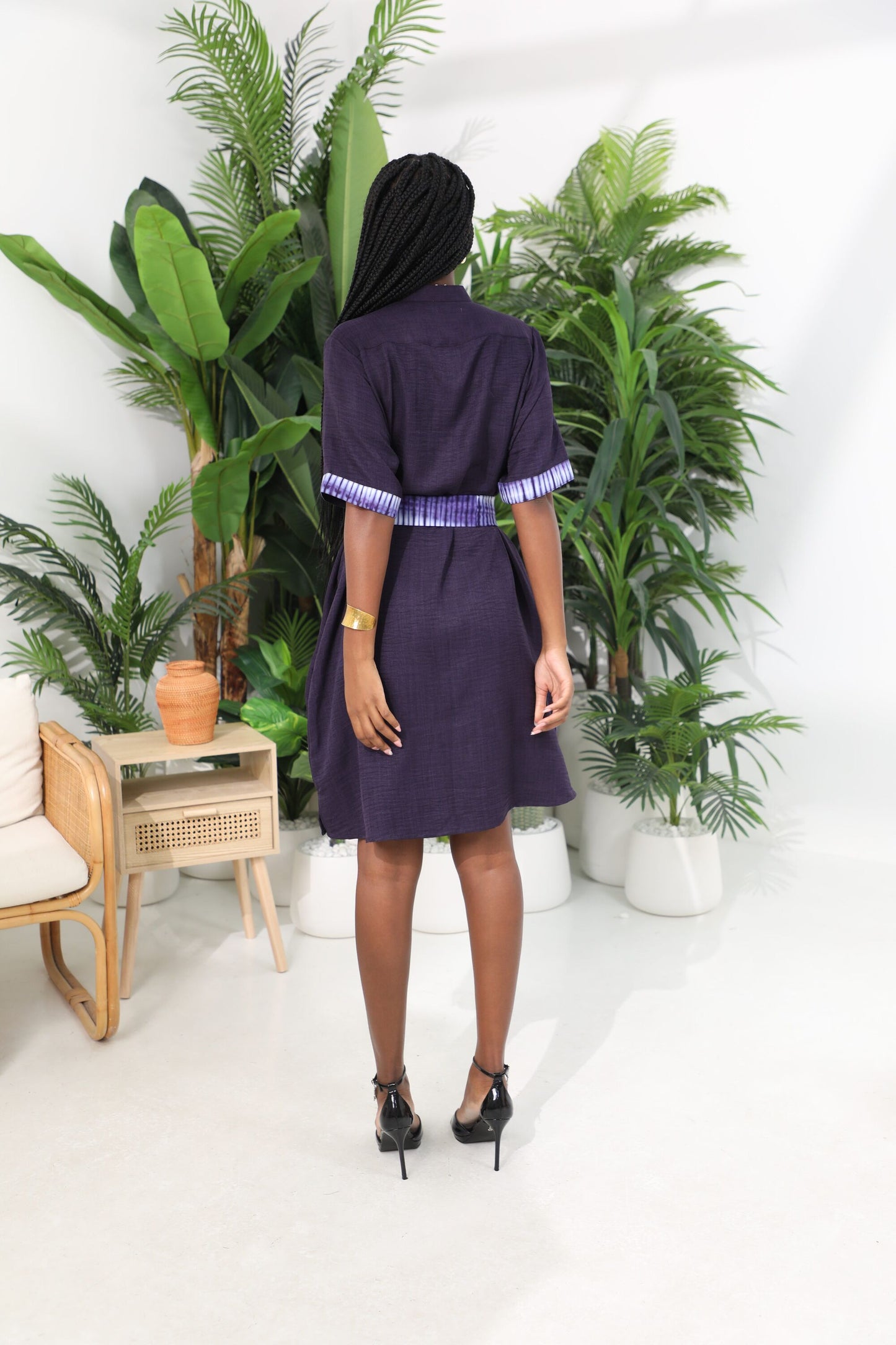 Lomi High-Neck Dress 6