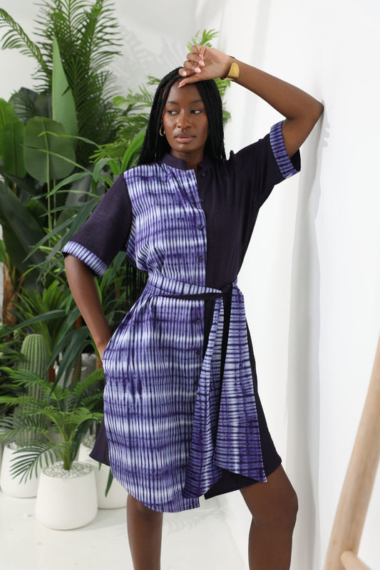 Lomi High-Neck Dress 6