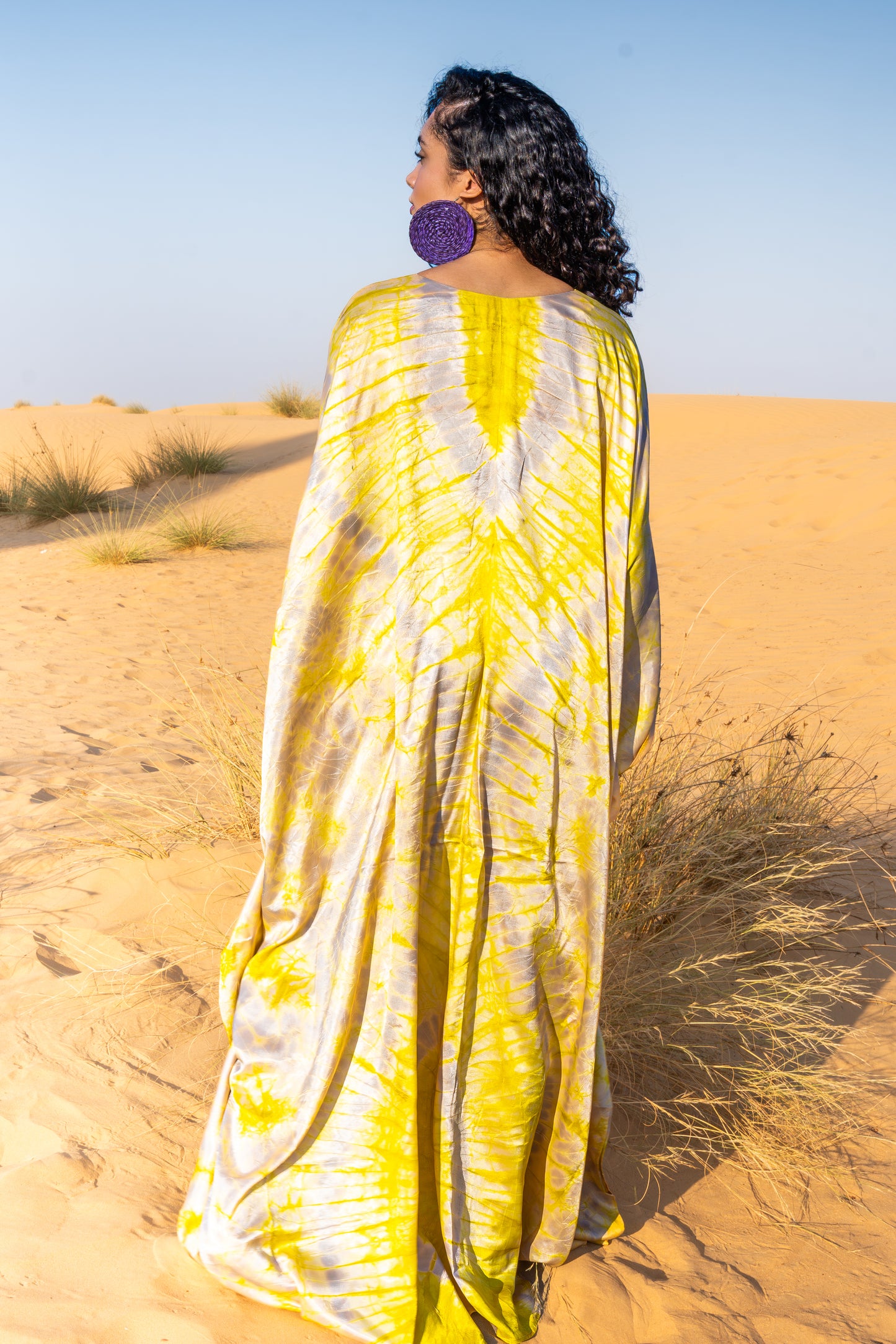 Geni Flowy Kaftan - Gold