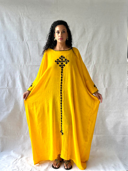 Bahir Dress - Bright Yellow
