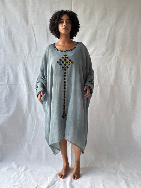 Bahir Dress - Peacock Blue