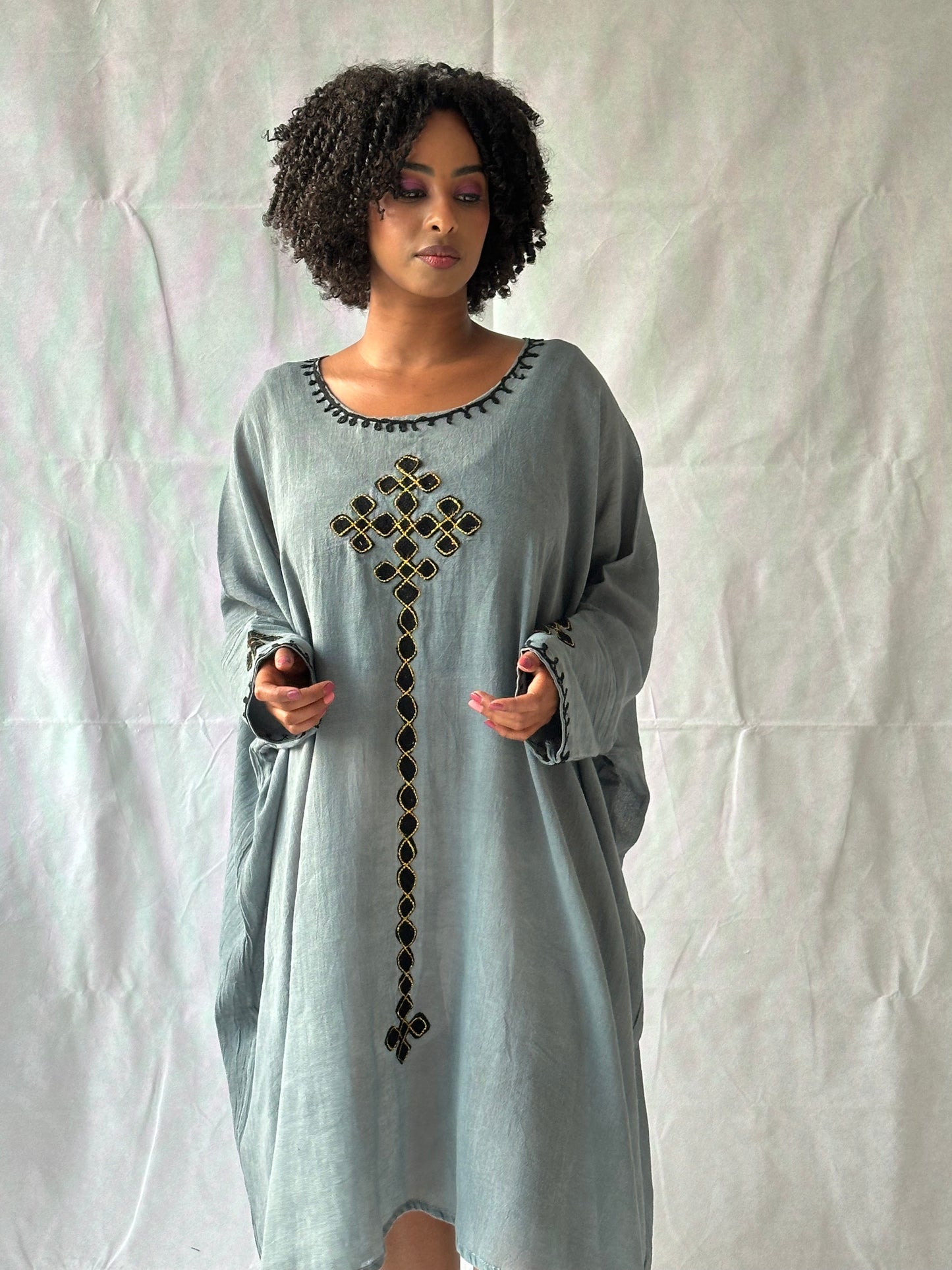 Bahir Dress - Peacock Blue