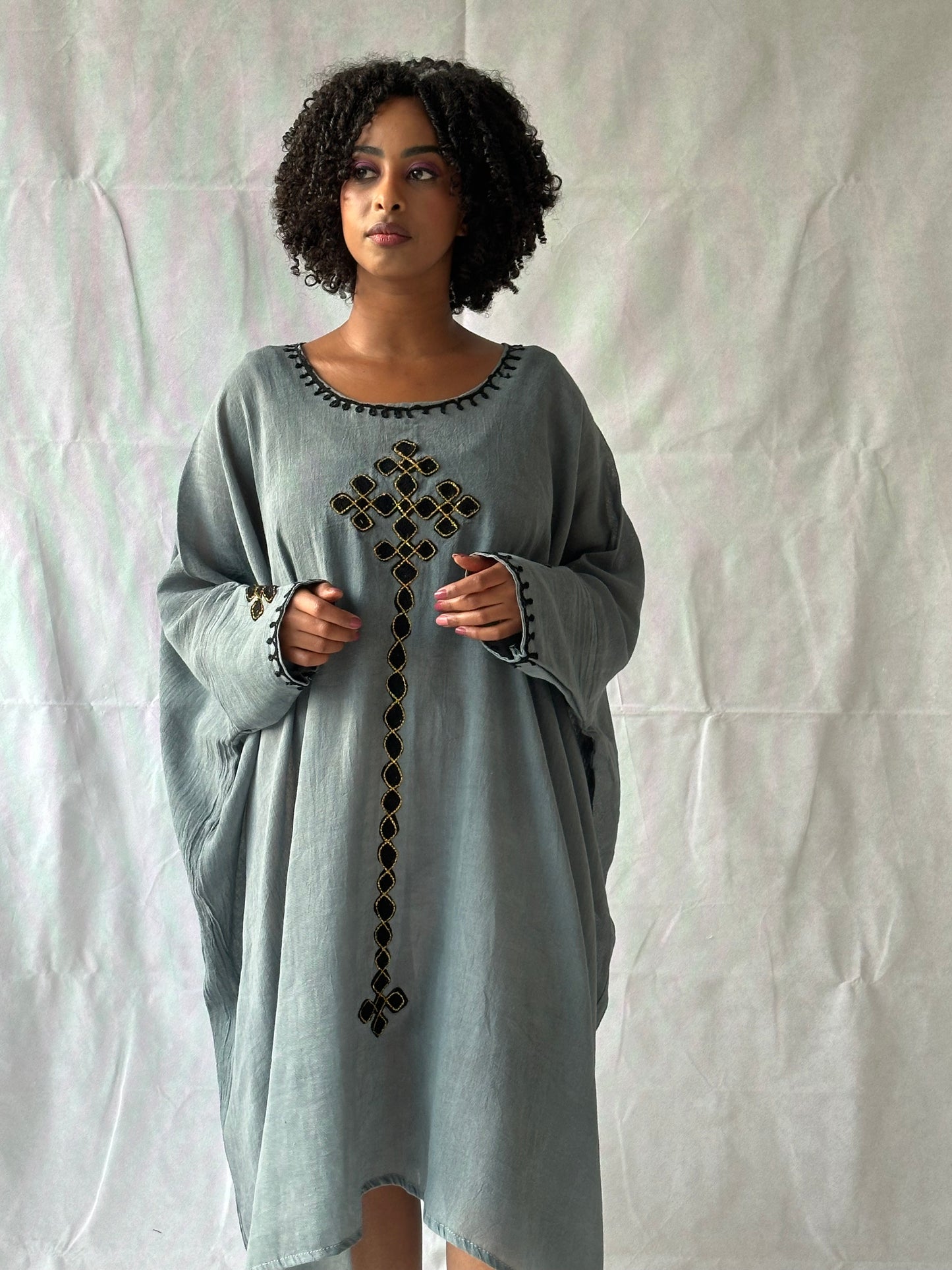 Bahir Dress - Peacock Blue