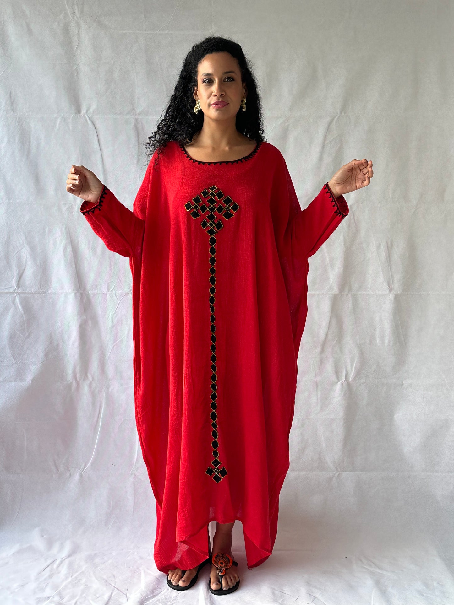 Bahir Dress - Ruby Red