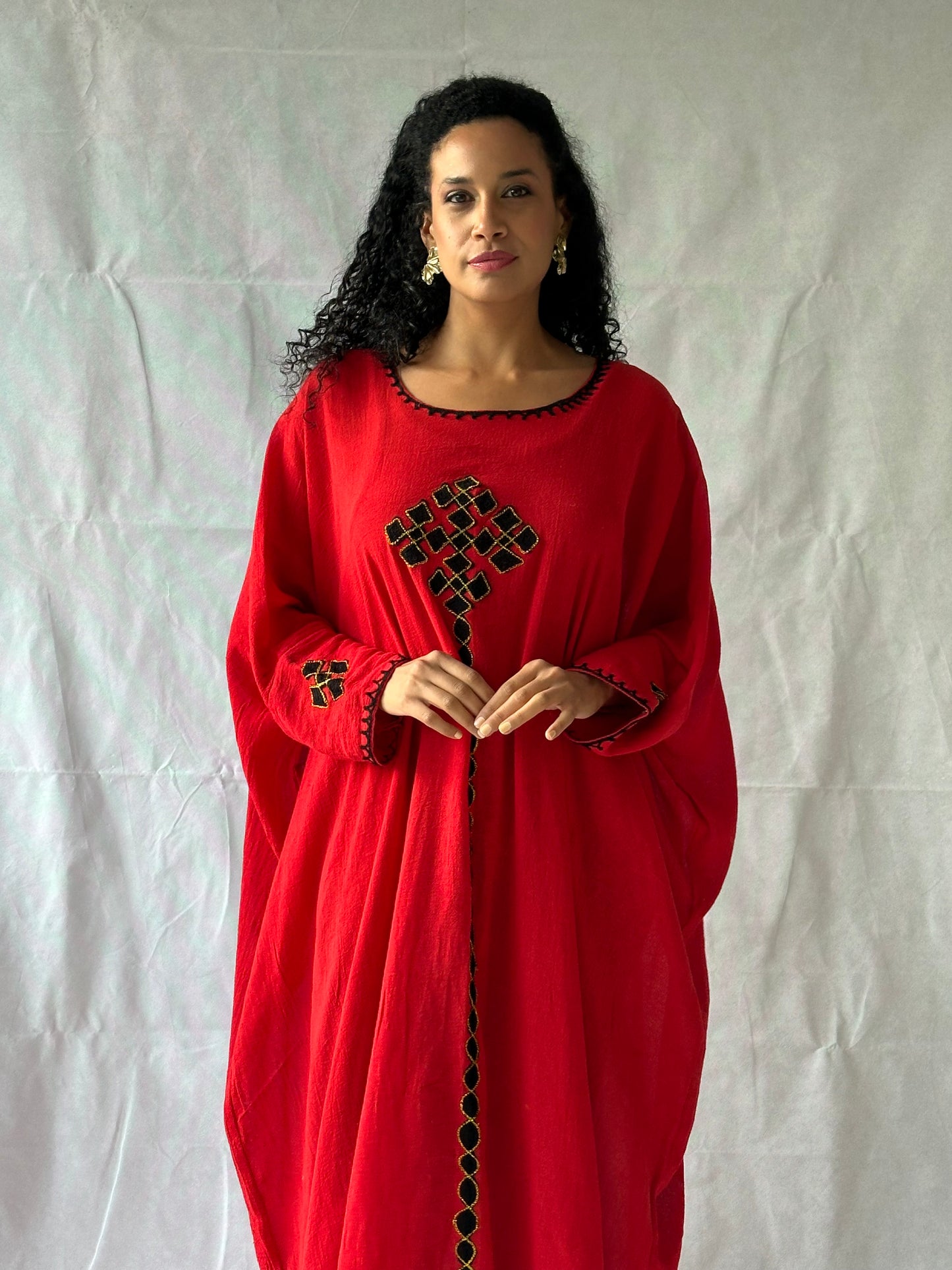Bahir Dress - Ruby Red