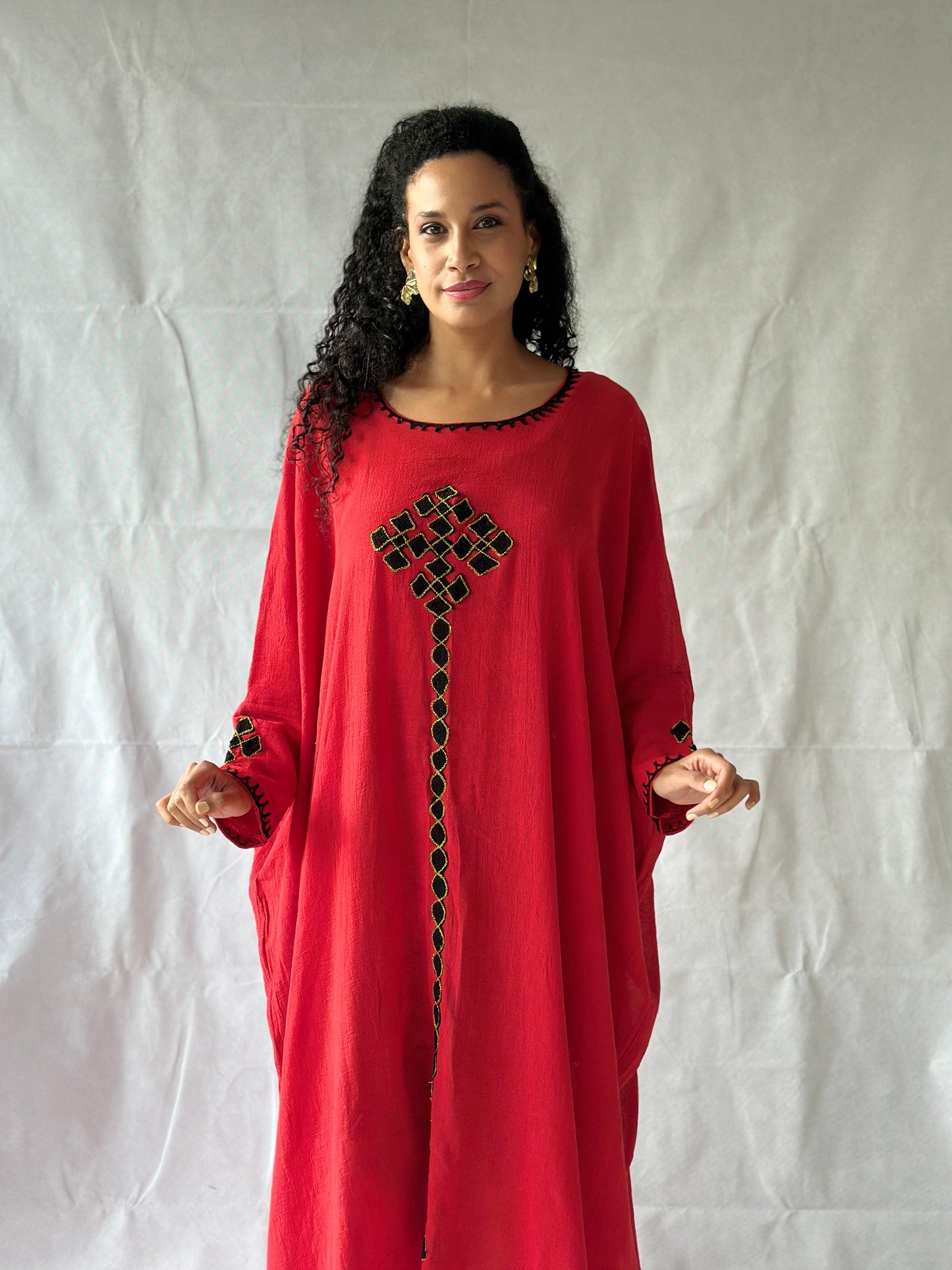 Bahir Dress - Ruby Red