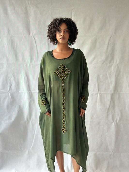 Bahir Dress - Olive
