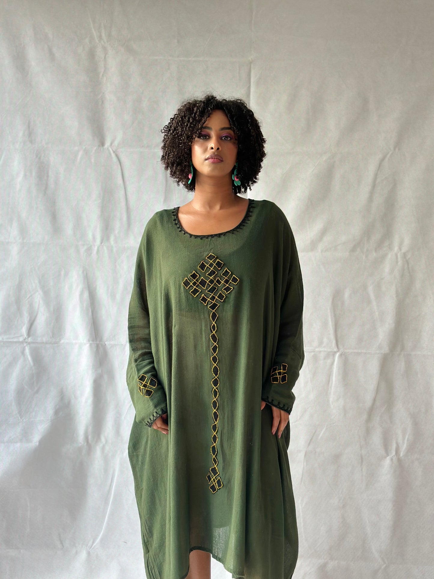 Bahir Dress - Olive