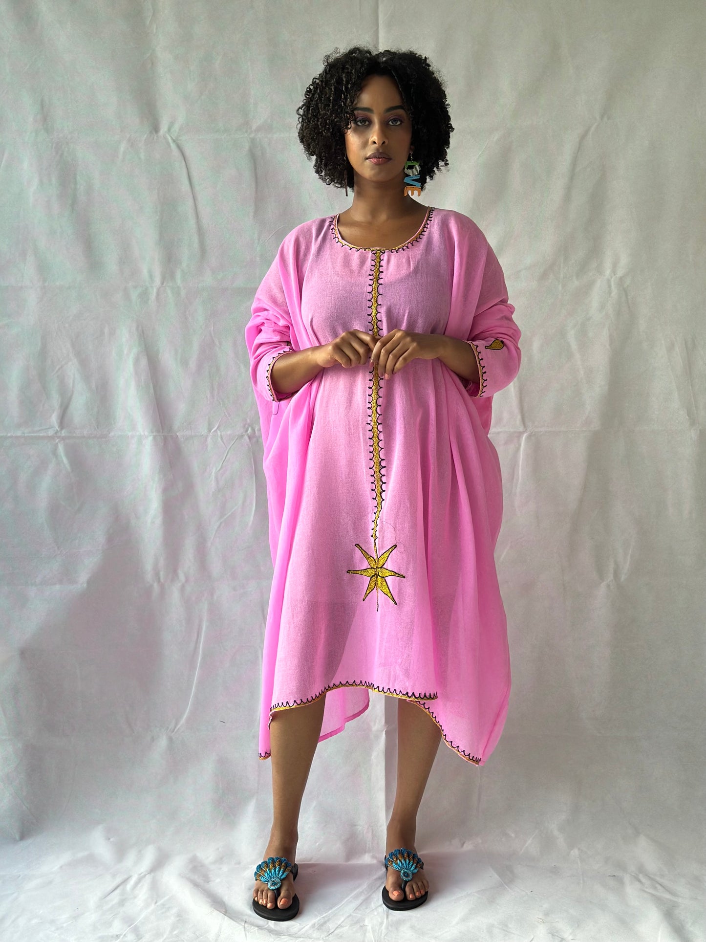 Bahir Dress - Hot Pink