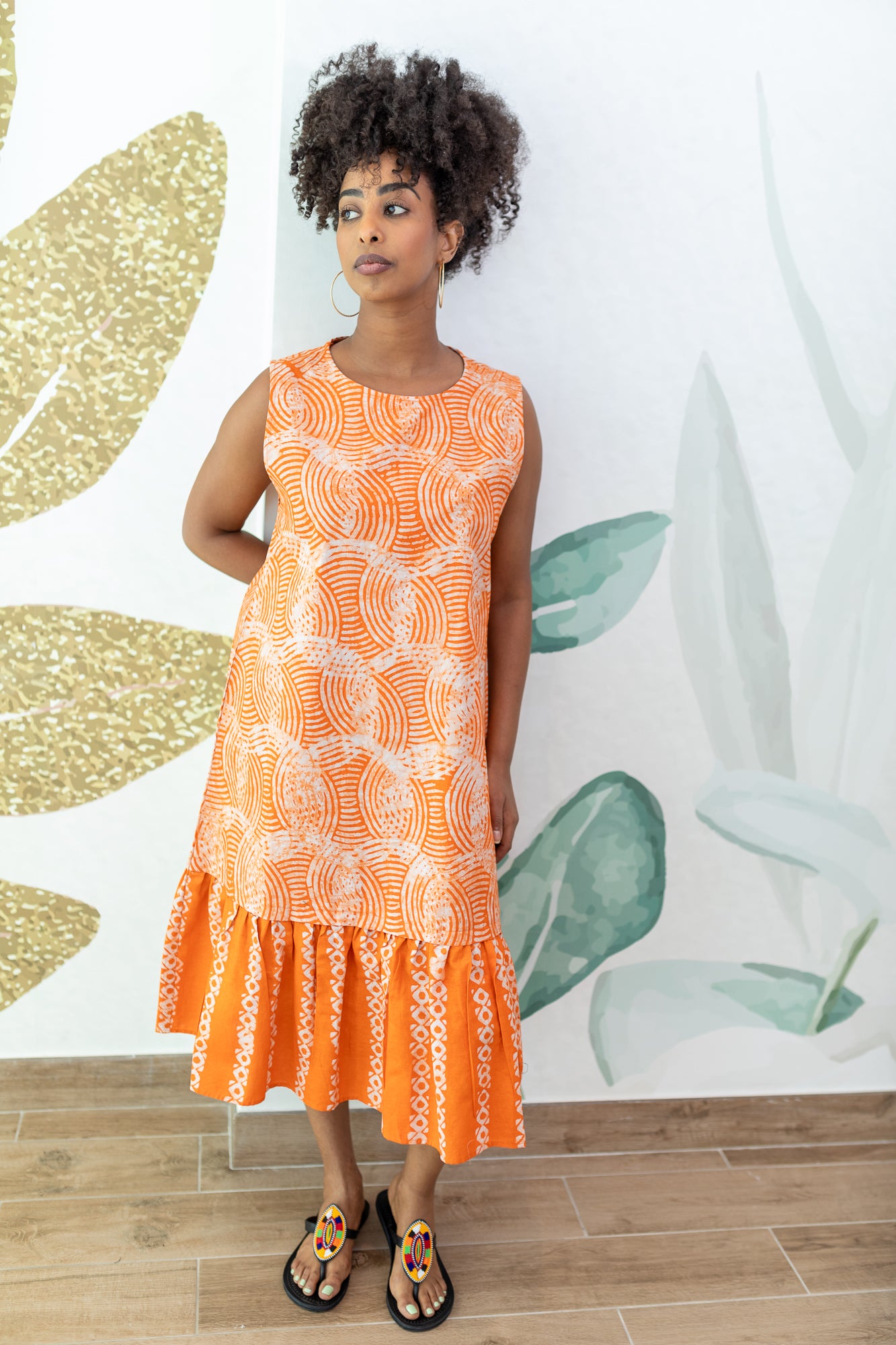 Maya Orange Dress