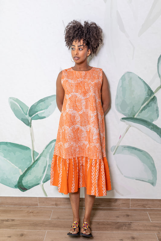 Maya Orange Dress