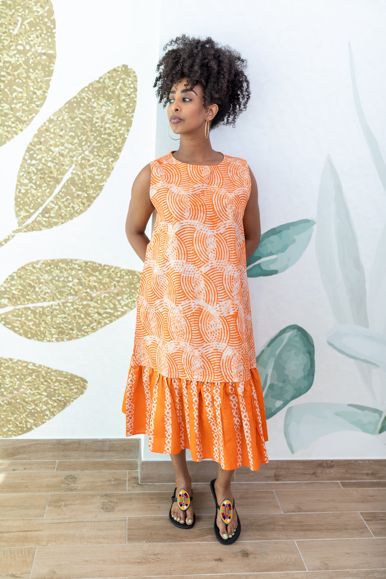Maya Orange Dress