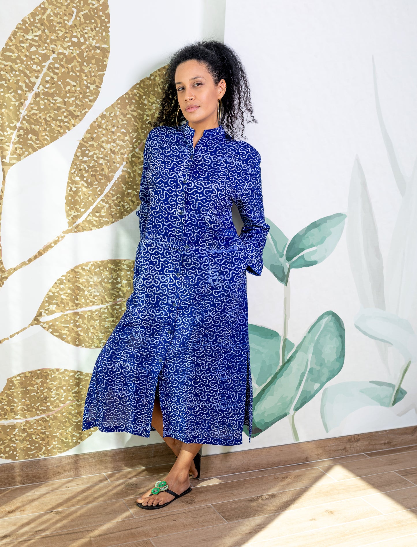 Shu Long Sleeve Shirt Dress