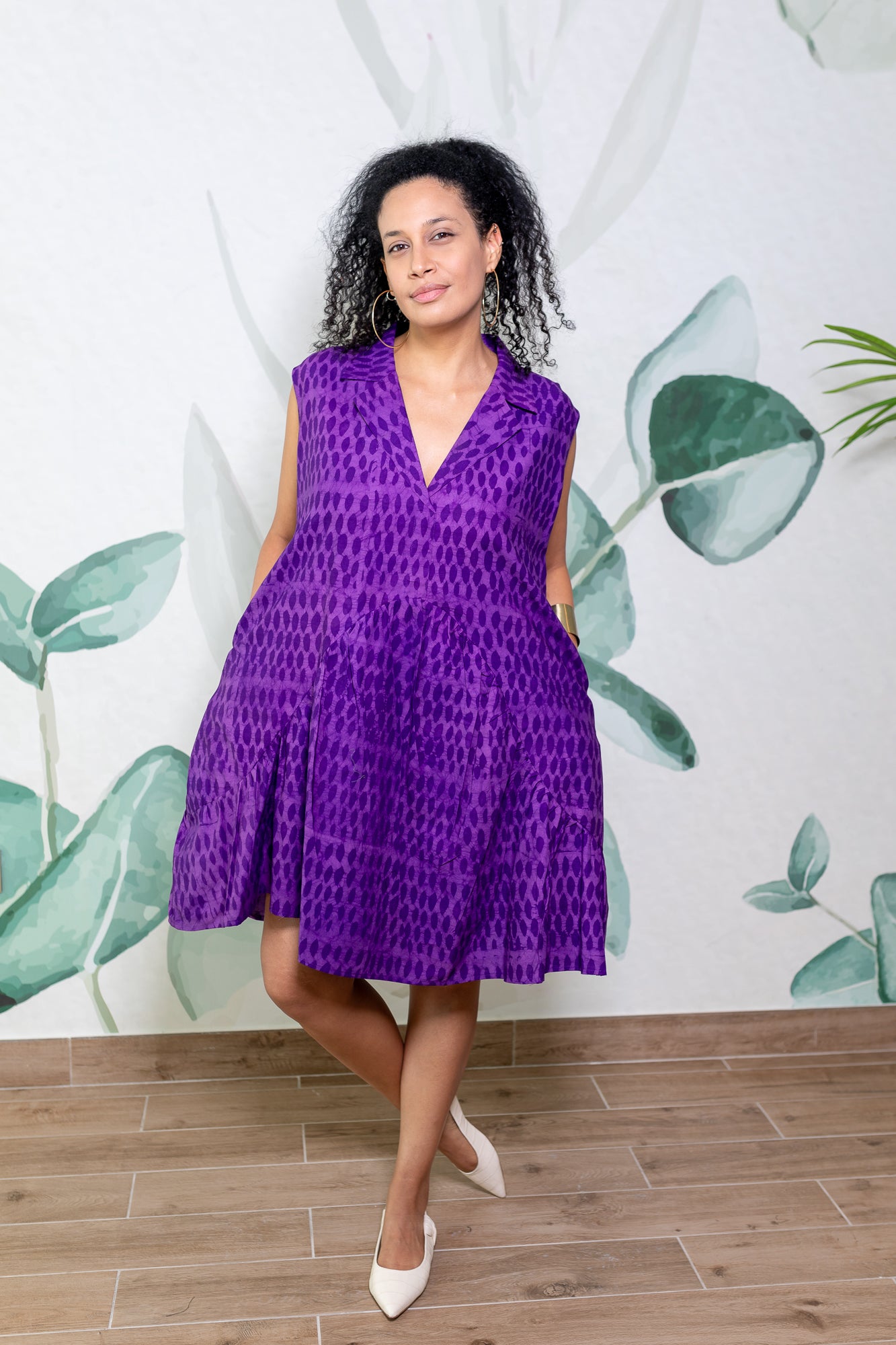 Maya V-neck Dress