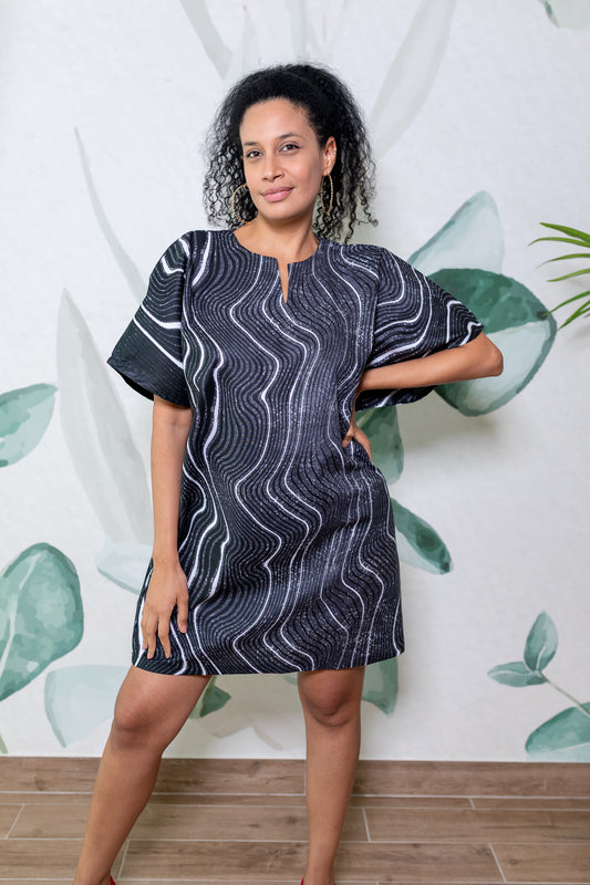 Leo Pattern T-Shirt Dress