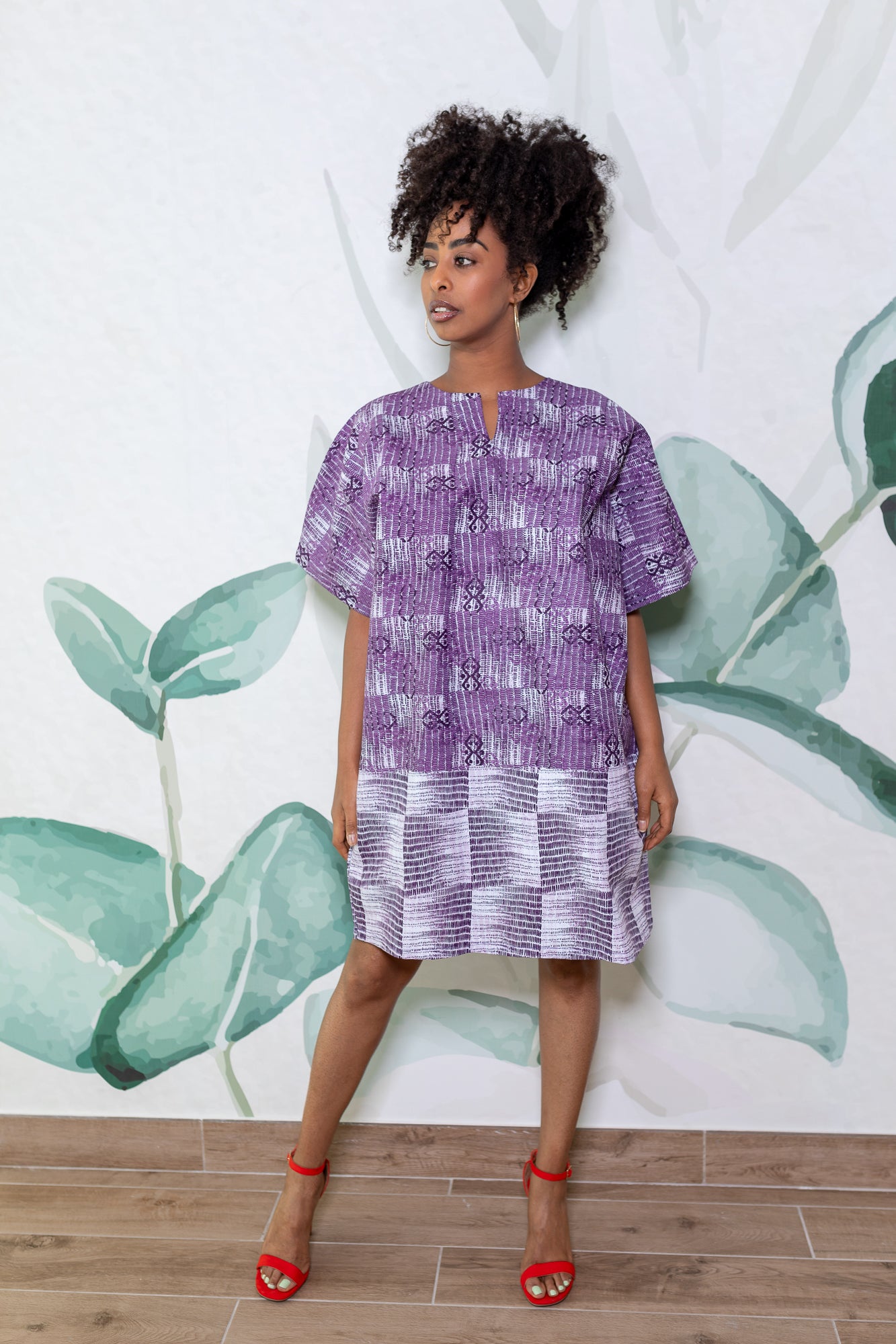Leo Pattern T-Shirt Dress 2