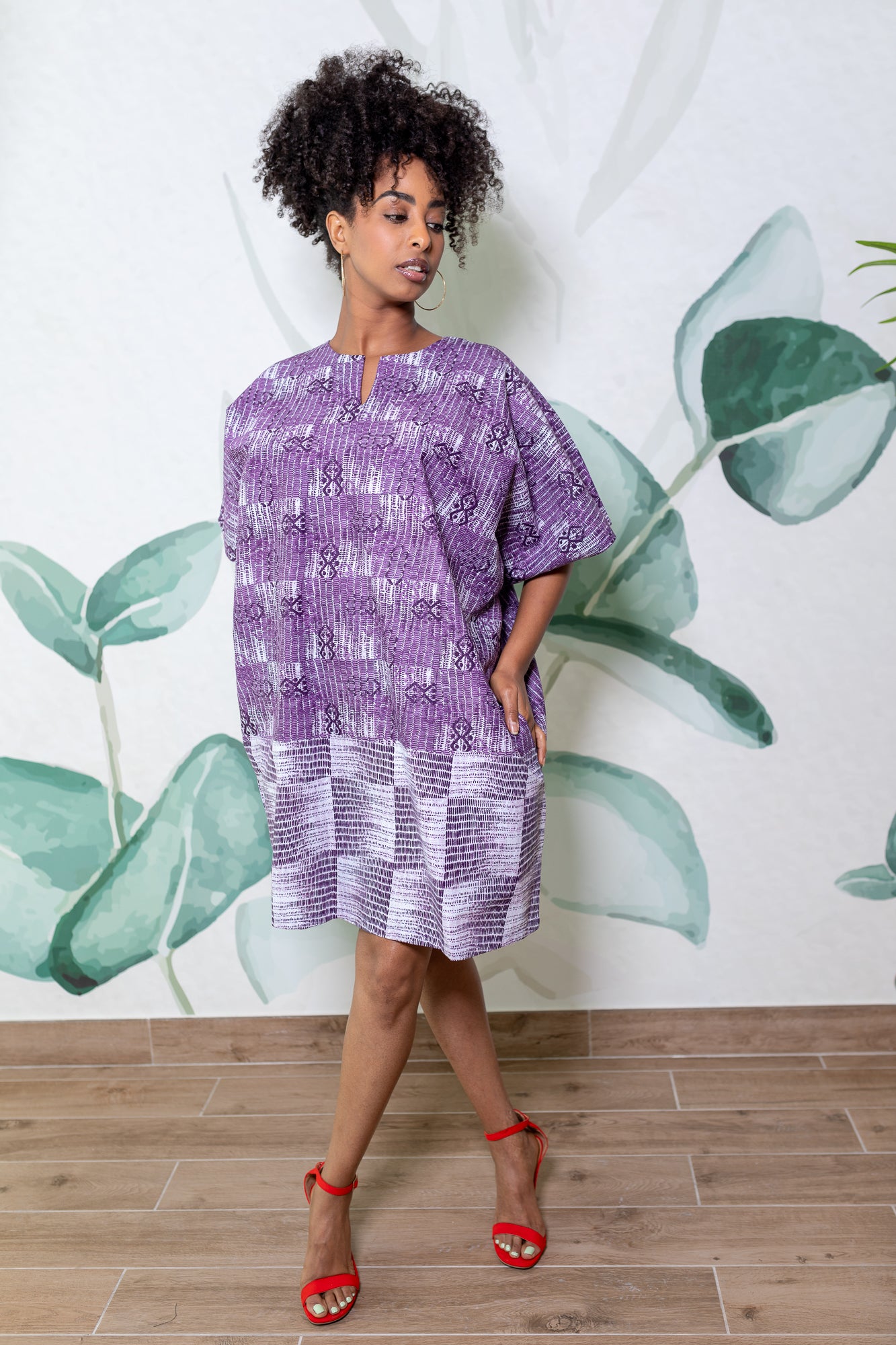 Leo Pattern T-Shirt Dress 2