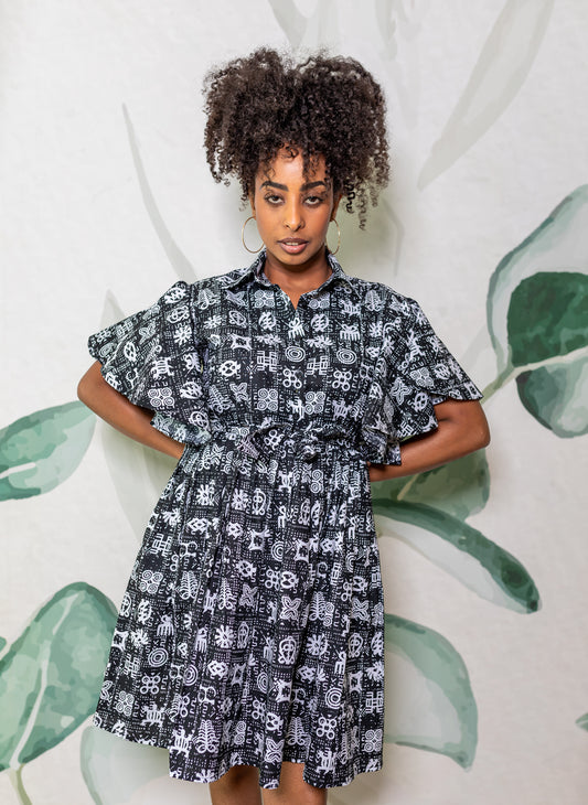 Almaz Smart Collar Dress