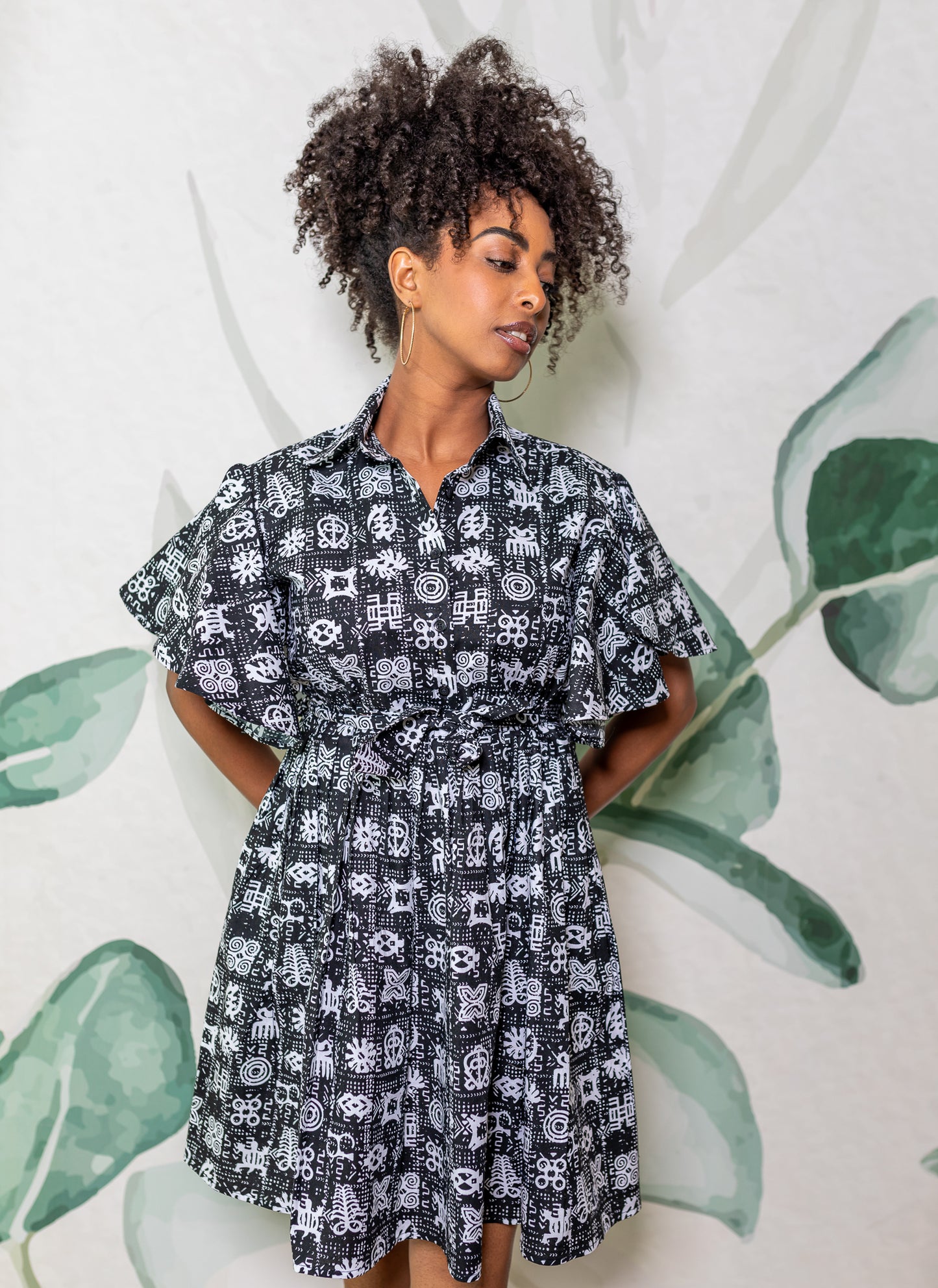 Almaz Smart Collar Dress