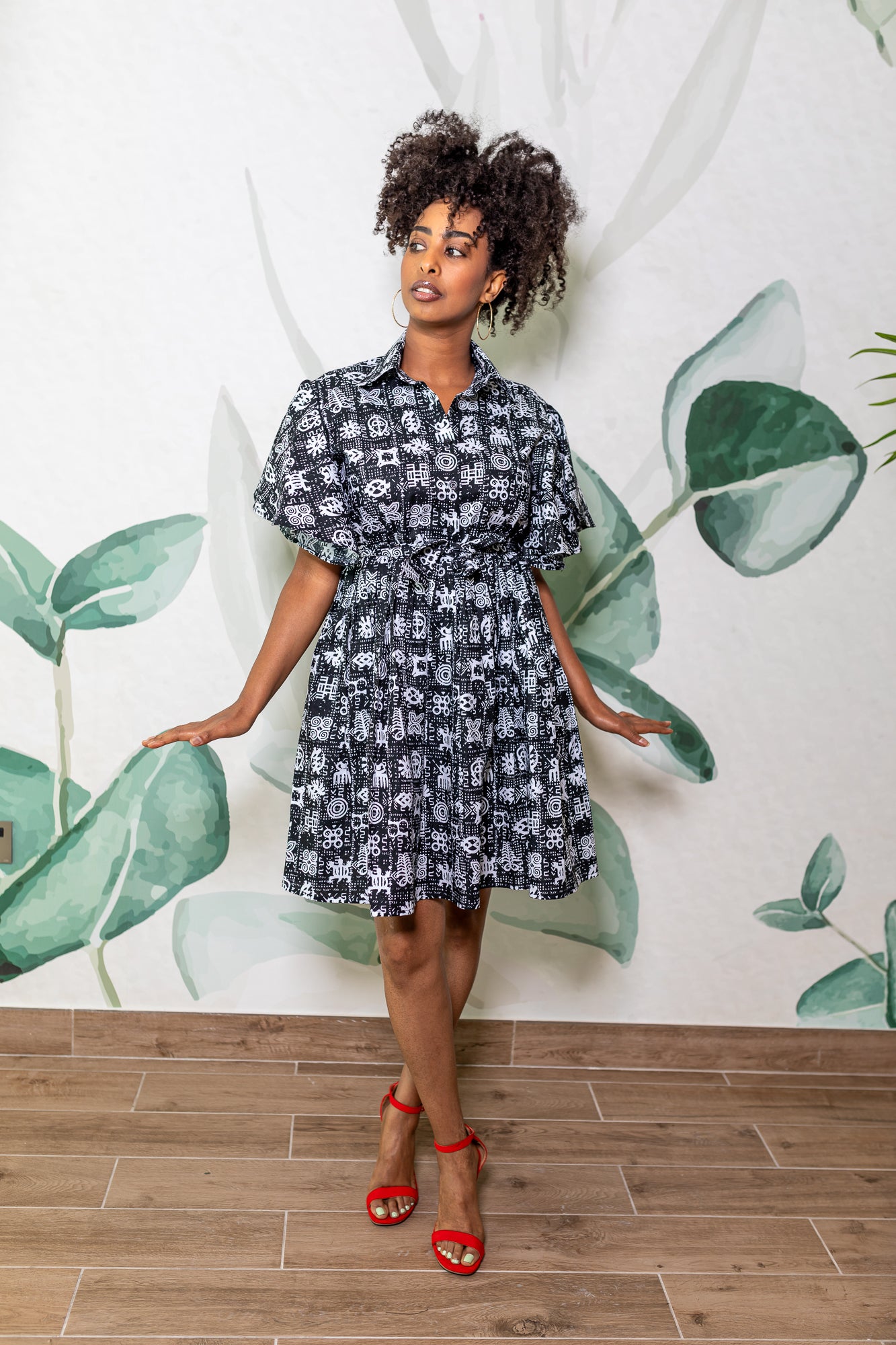 Almaz Smart Collar Dress
