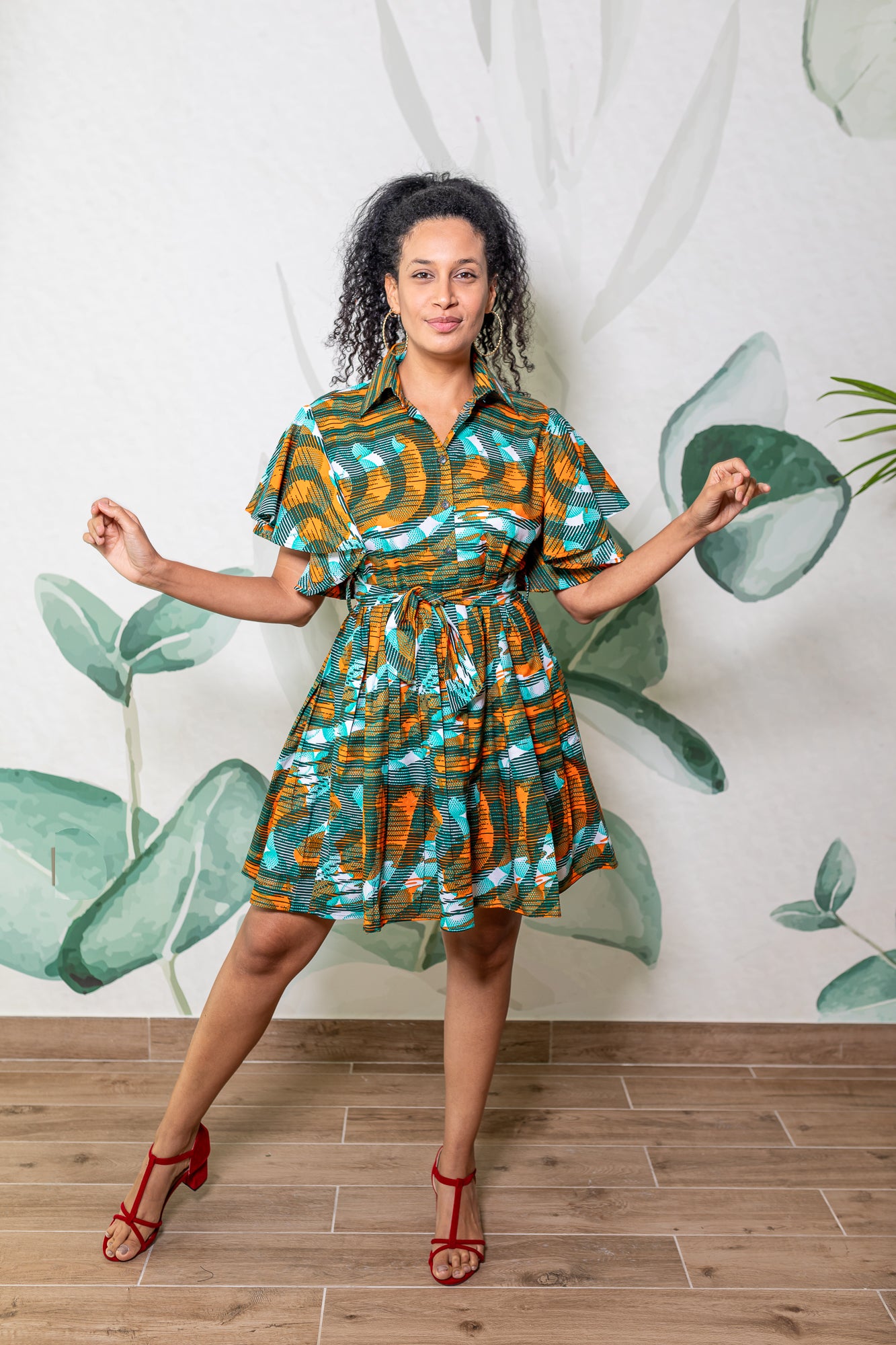 Almaz Smart Collar Dress 2