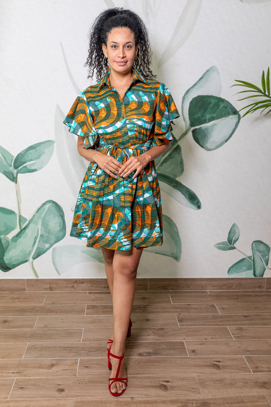 Almaz Smart Collar Dress 2