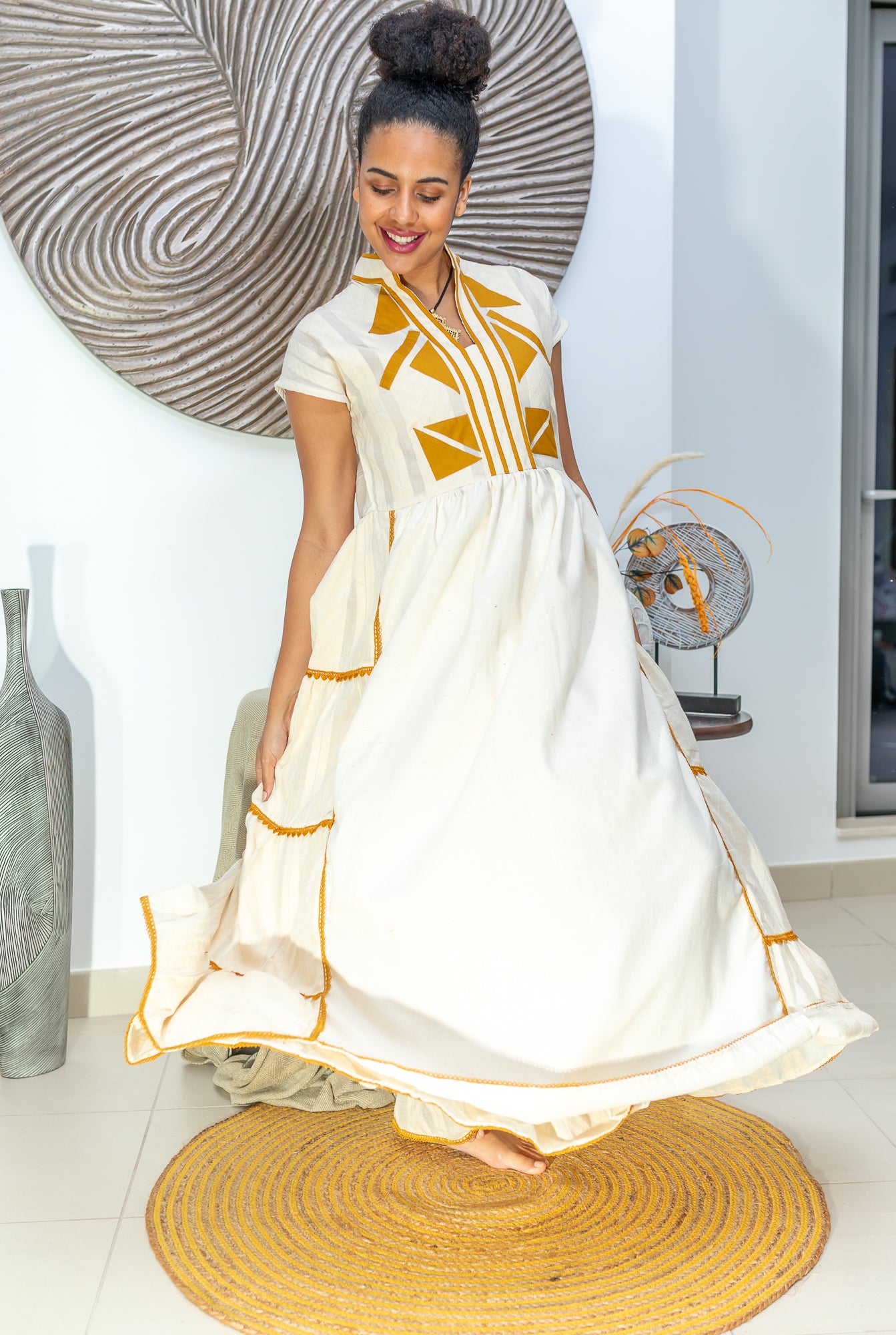 Zewed Ruffle Tier Dress 2
