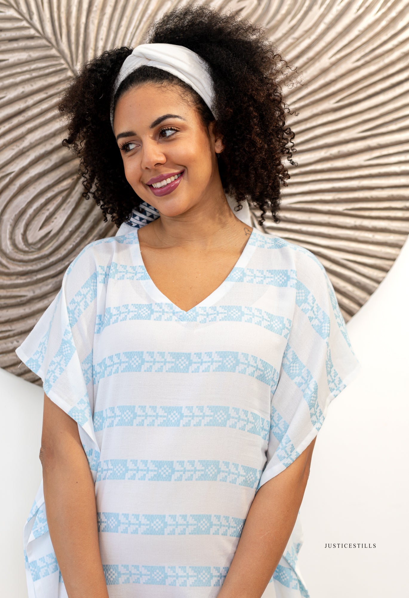 Abay Beach Stripes - Light Blue